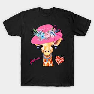 Fashion Giraffe T-Shirt